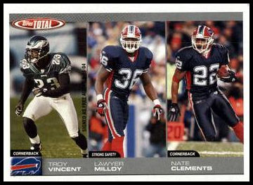 279 Troy Vincent Lawyer Milloy Nate Clements